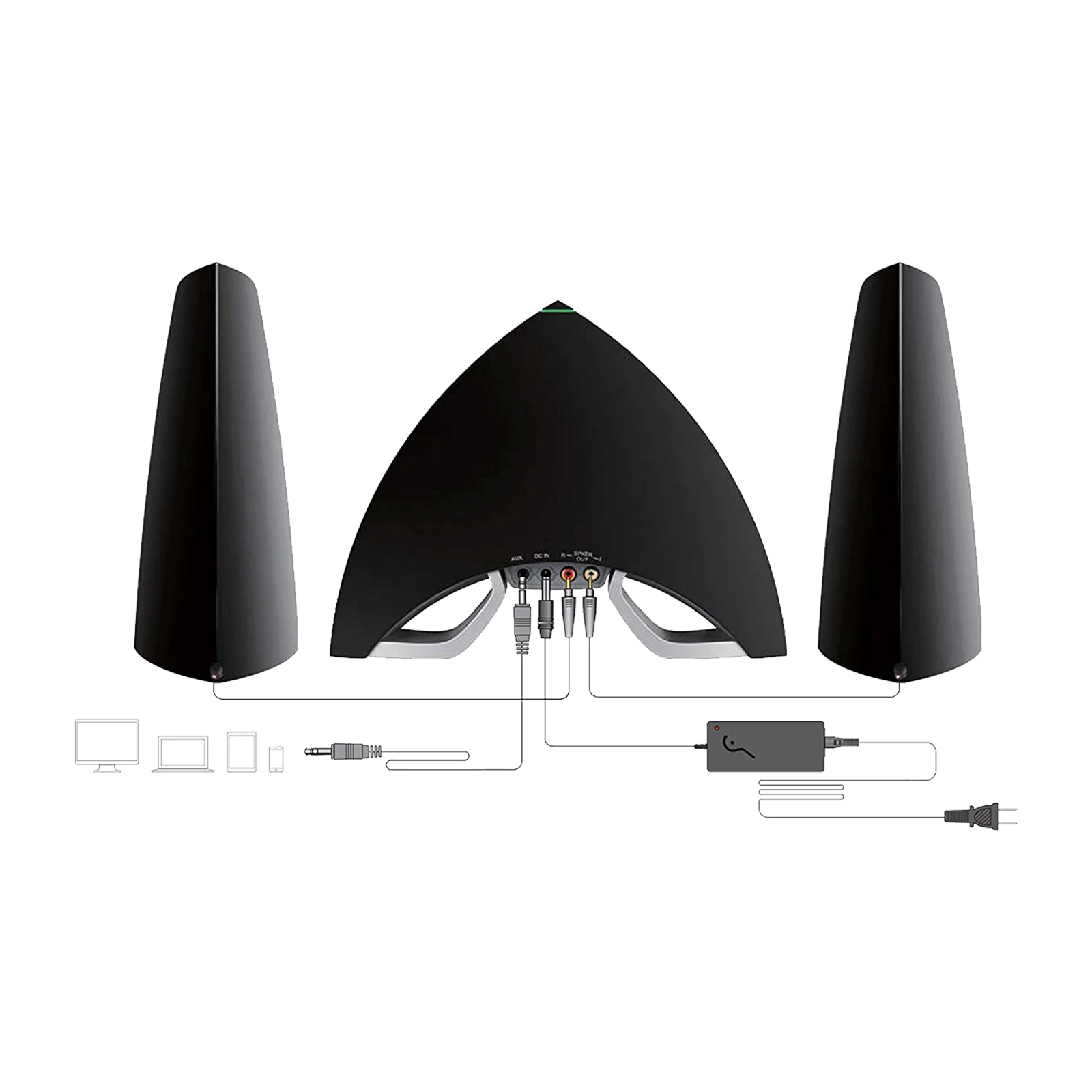 e3360 Prisma Encore 2.1 Bluetooth Audio Speakers - Image 5