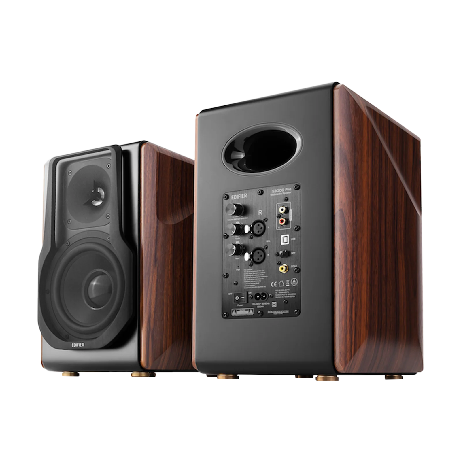 S3000Pro Powered Wireless Bookshelf Speakers (Certified Refurbished) - Image 3